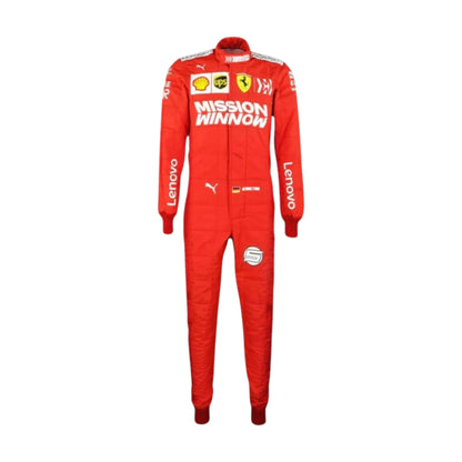 Sebastian Vettel 2019 Ferrari F1 Racing Suit - Barirah Racewear image 2