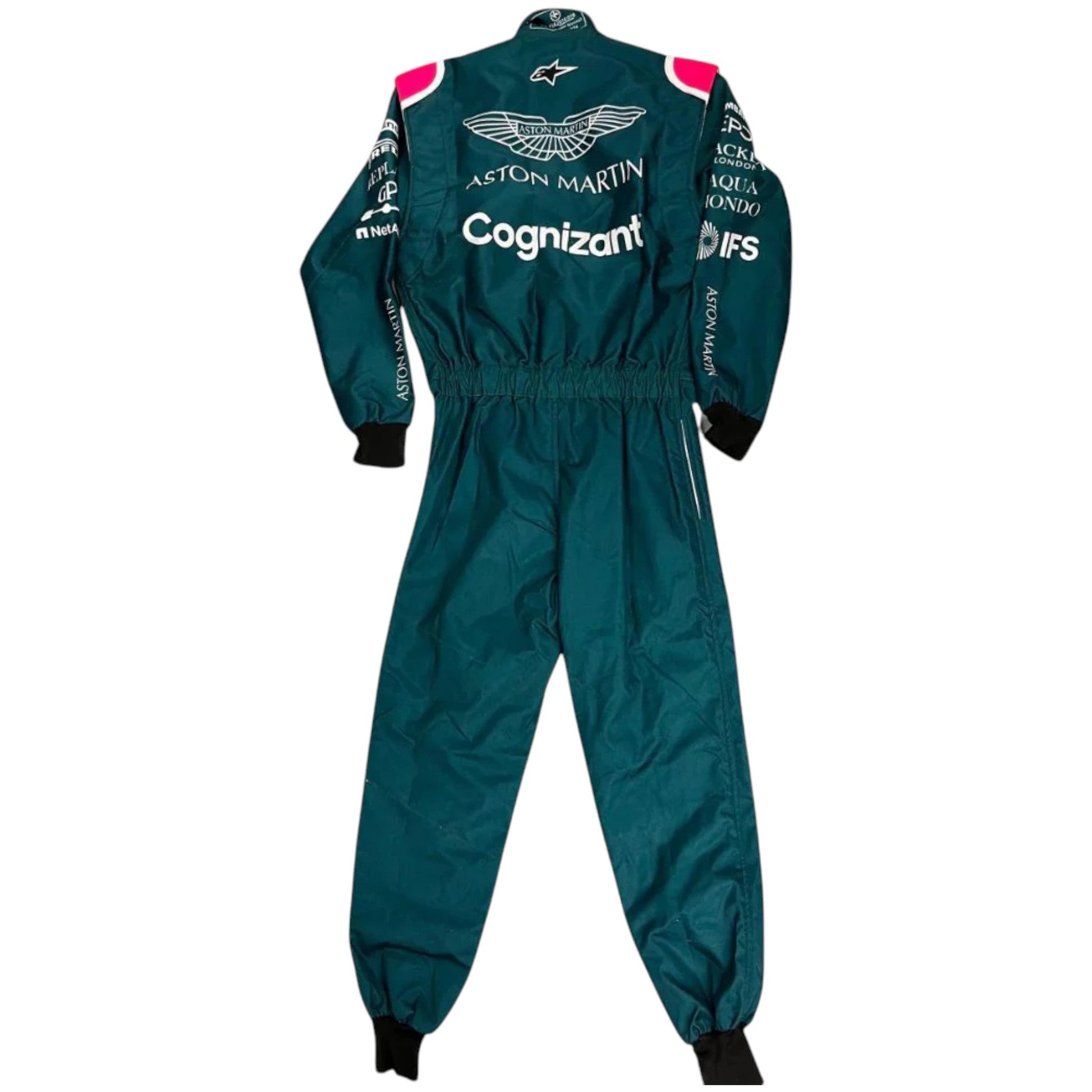 Sebastian Vettel 2021 Aston Martin F1 Race Suit - Barirah Racewear image 4