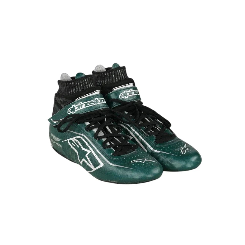 Sebastian Vettel 2022 Aston Martin F1 Racing Shoes - Barirah Racewear image 1