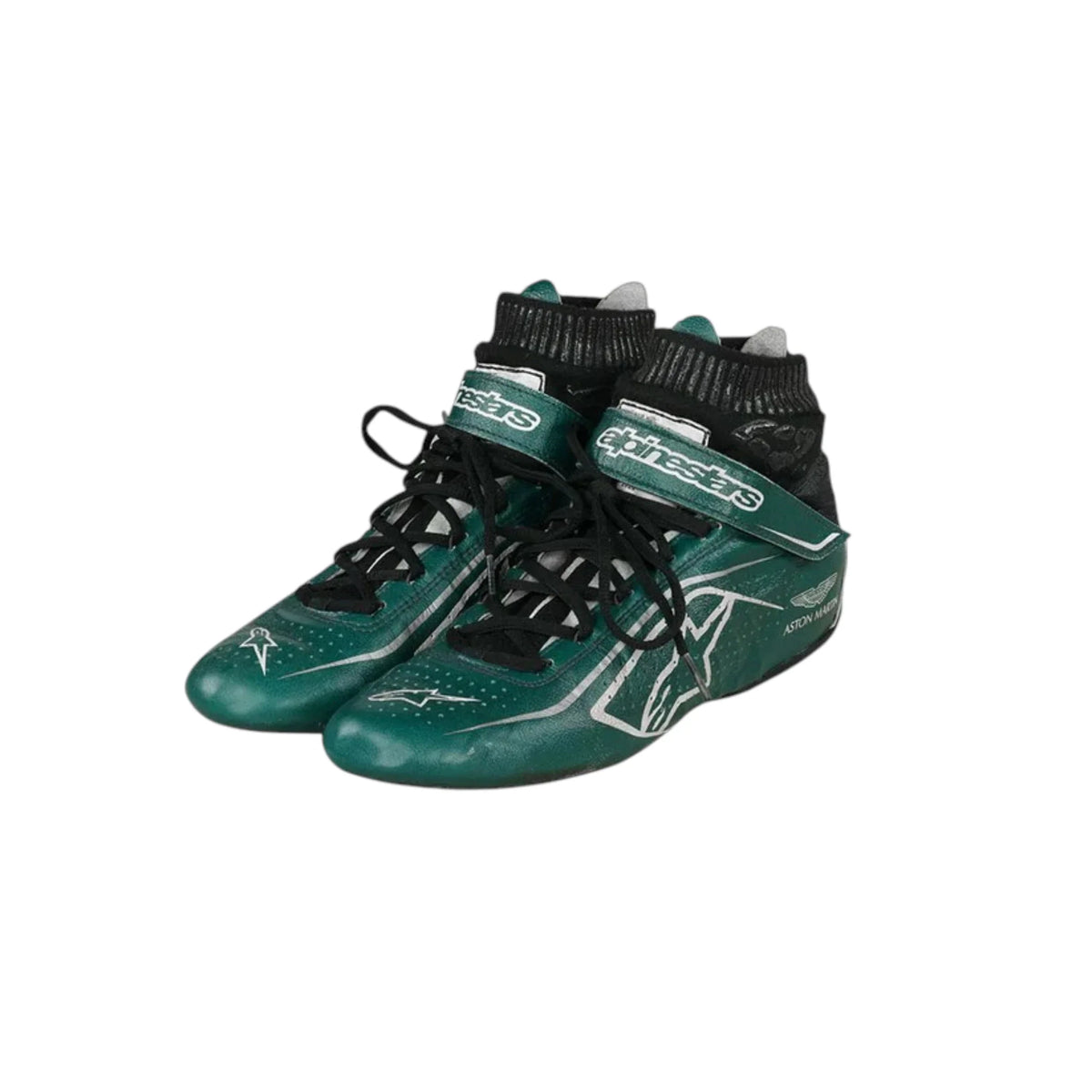 Sebastian Vettel 2022 Aston Martin F1 Racing Shoes - Barirah Racewear image 3