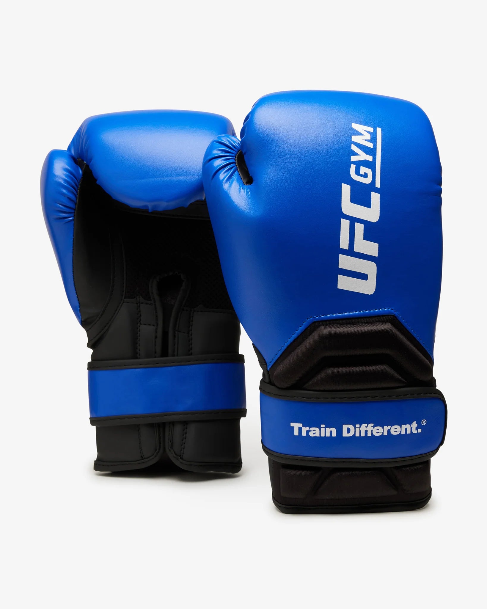 UFC Gym Boxing Gloves | Professional Training & Sparring Gloves | High-Density Padding Wrist Support Gloves for Boxing, MMA, Muay Thai & Kickboxing | Blue & Black
