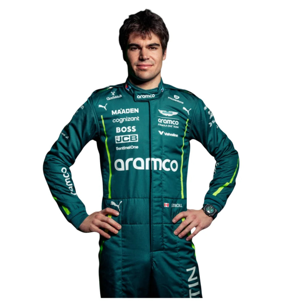 Aston Martin Aramco F1 Racing Suit - Lance Stroll Replica