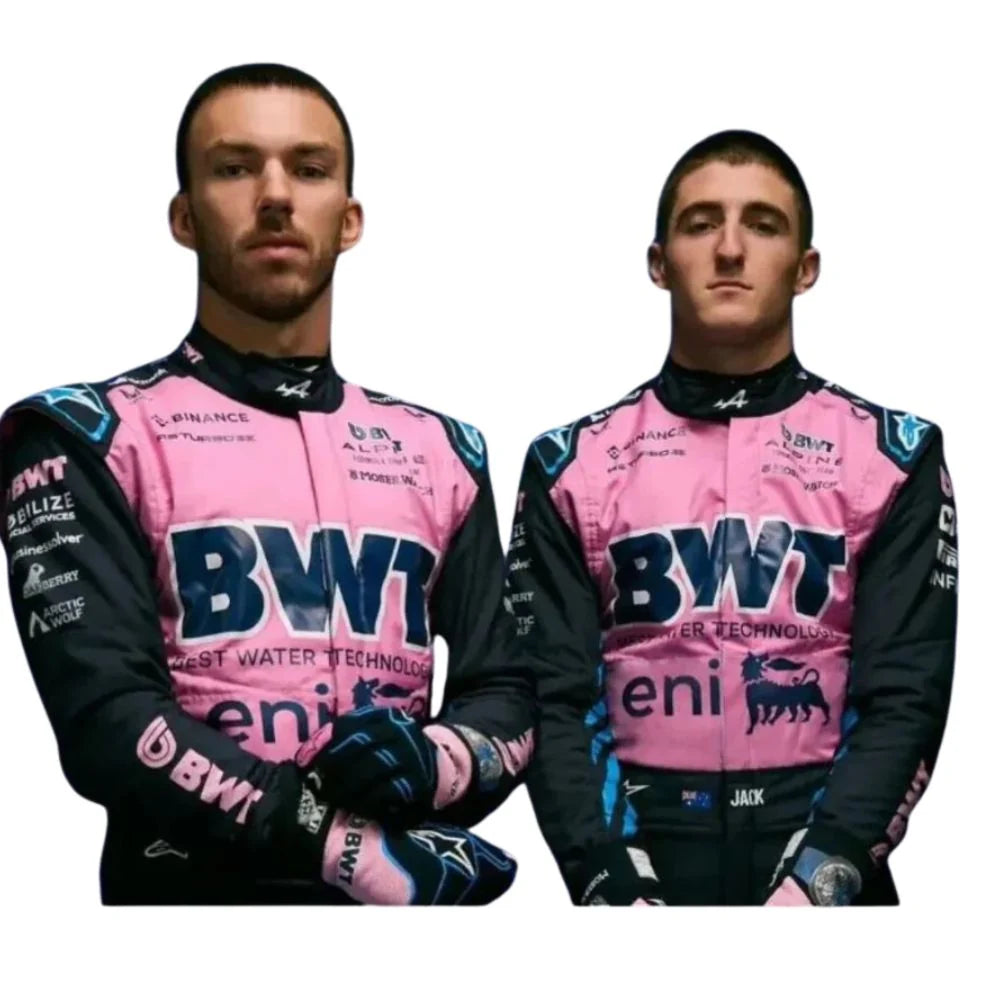 BWT Alpine F1 Team Pink Racing Suit - Premium F1 Driver