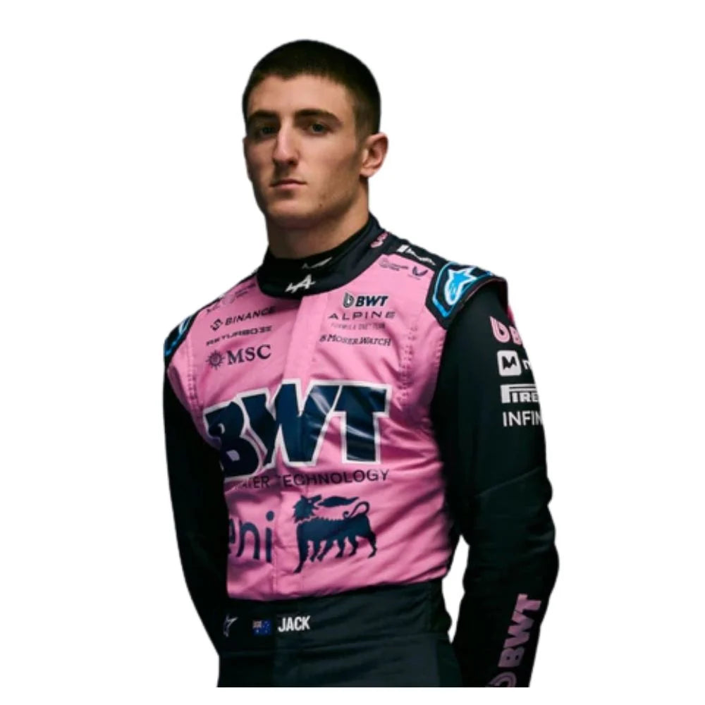 BWT Alpine F1 Team Pink Racing Suit - Premium F1 Driver