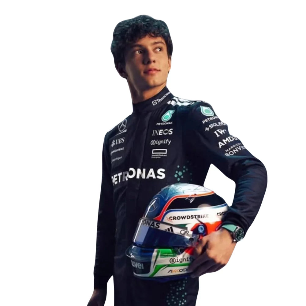 Mercedes-AMG PETRONAS Formula One Team Race Suit Replica | Kimi Antonelli 2025 F1 Racing Suit