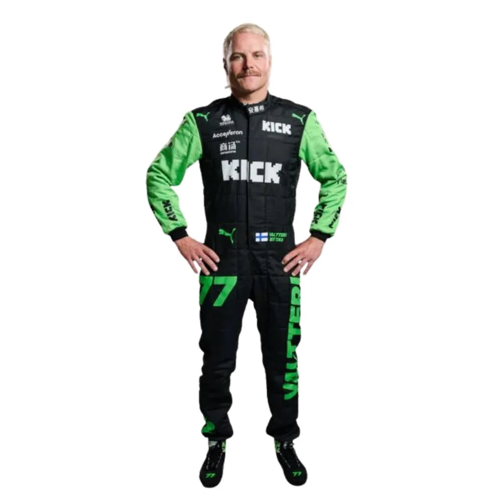 Valtteri Bottas 2024 Stake F1 Team Kick Sauber - Black & Green