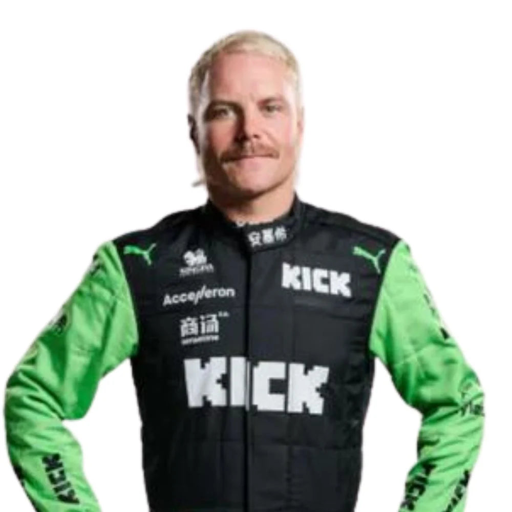 Valtteri Bottas 2024 Stake F1 Team Kick Sauber - Black & Green