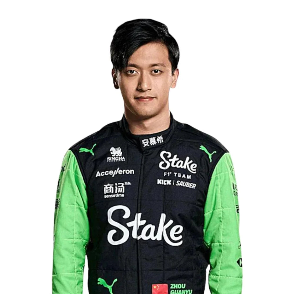 Zhou Guanyu 2024 Stake F1 Team Kick - Black & Green Motorsport