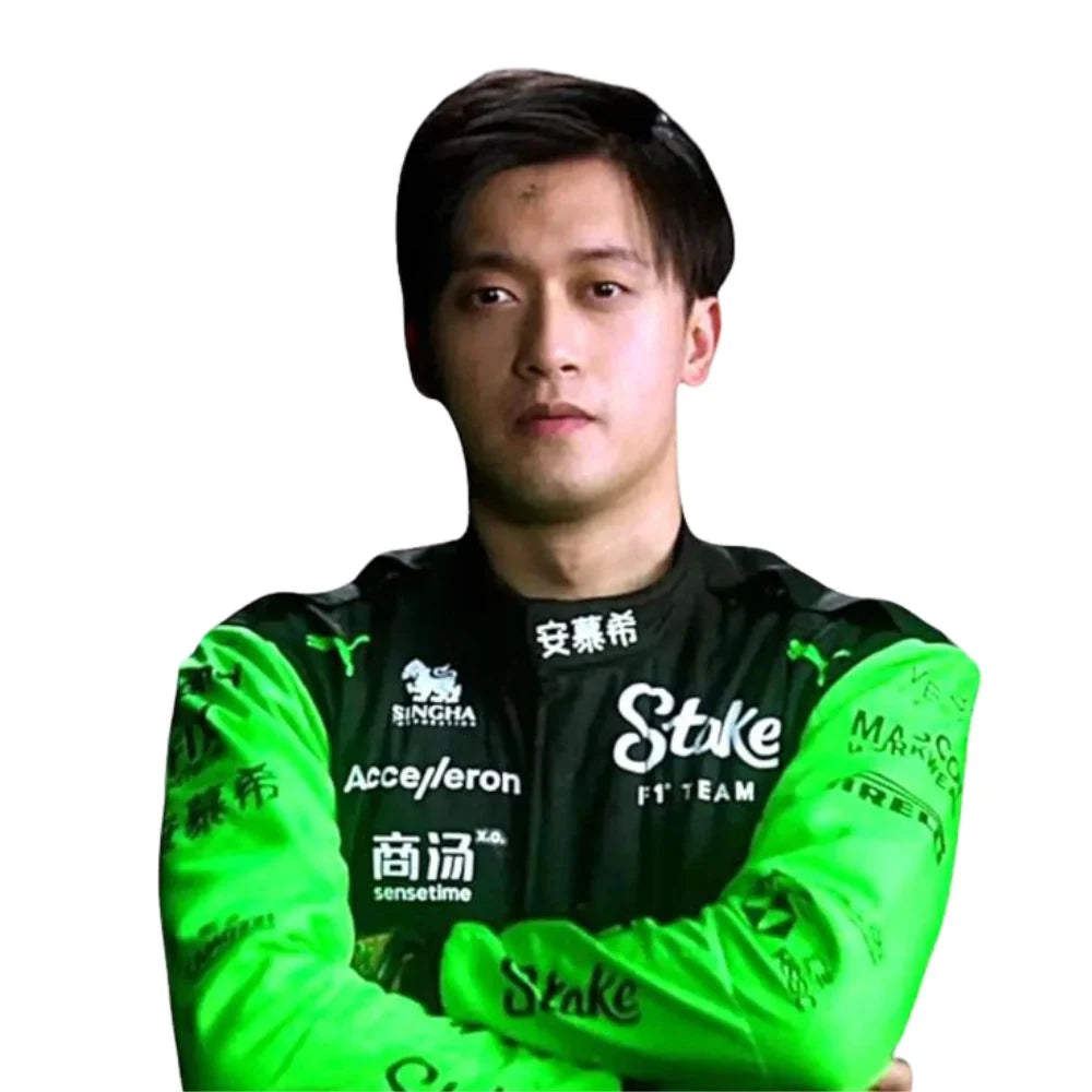 Zhou Guanyu 2024 Stake F1 Team Kick - Black & Green Motorsport