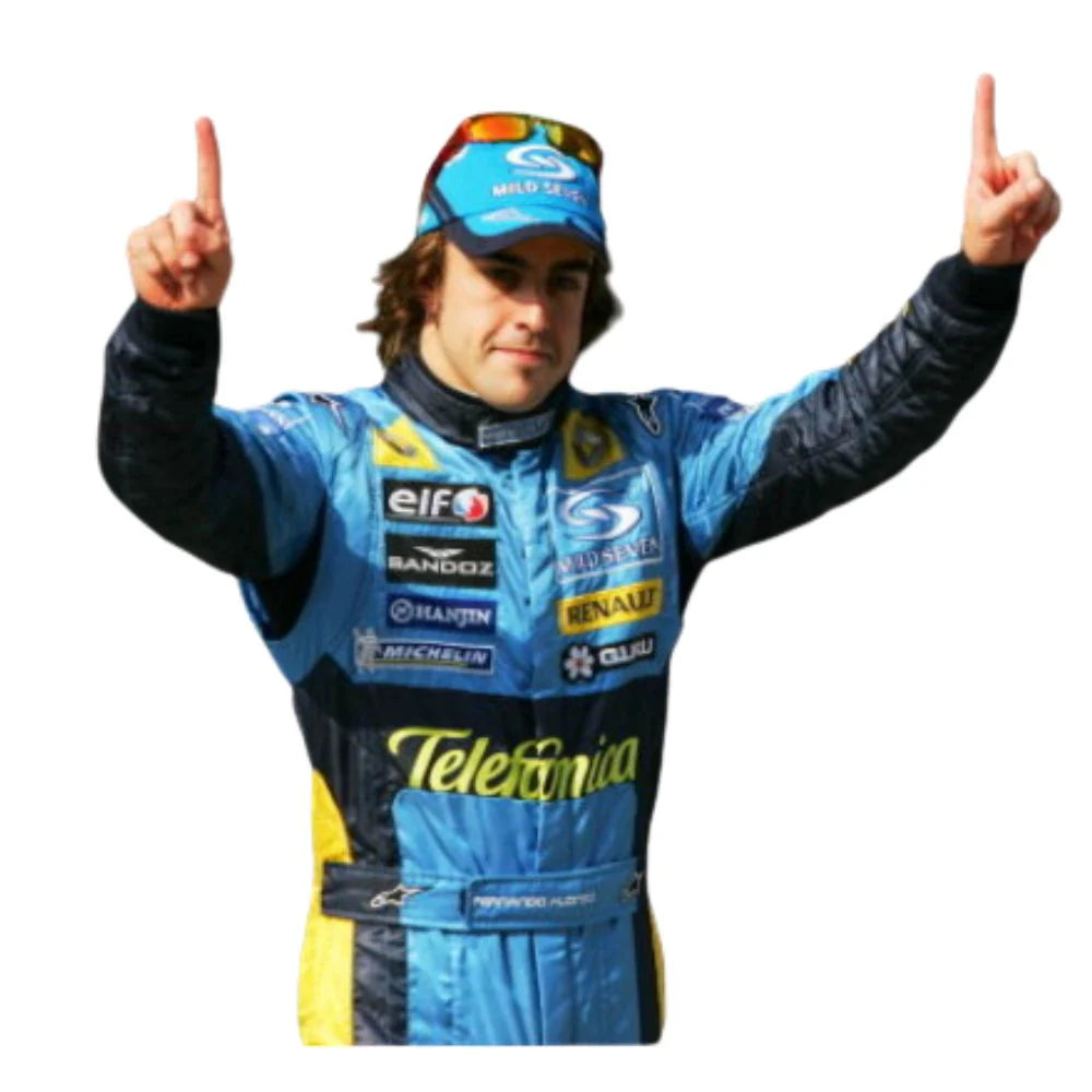 Fernando Alonso 2005 Renault F1 Race - Mild Seven Blue Racing
