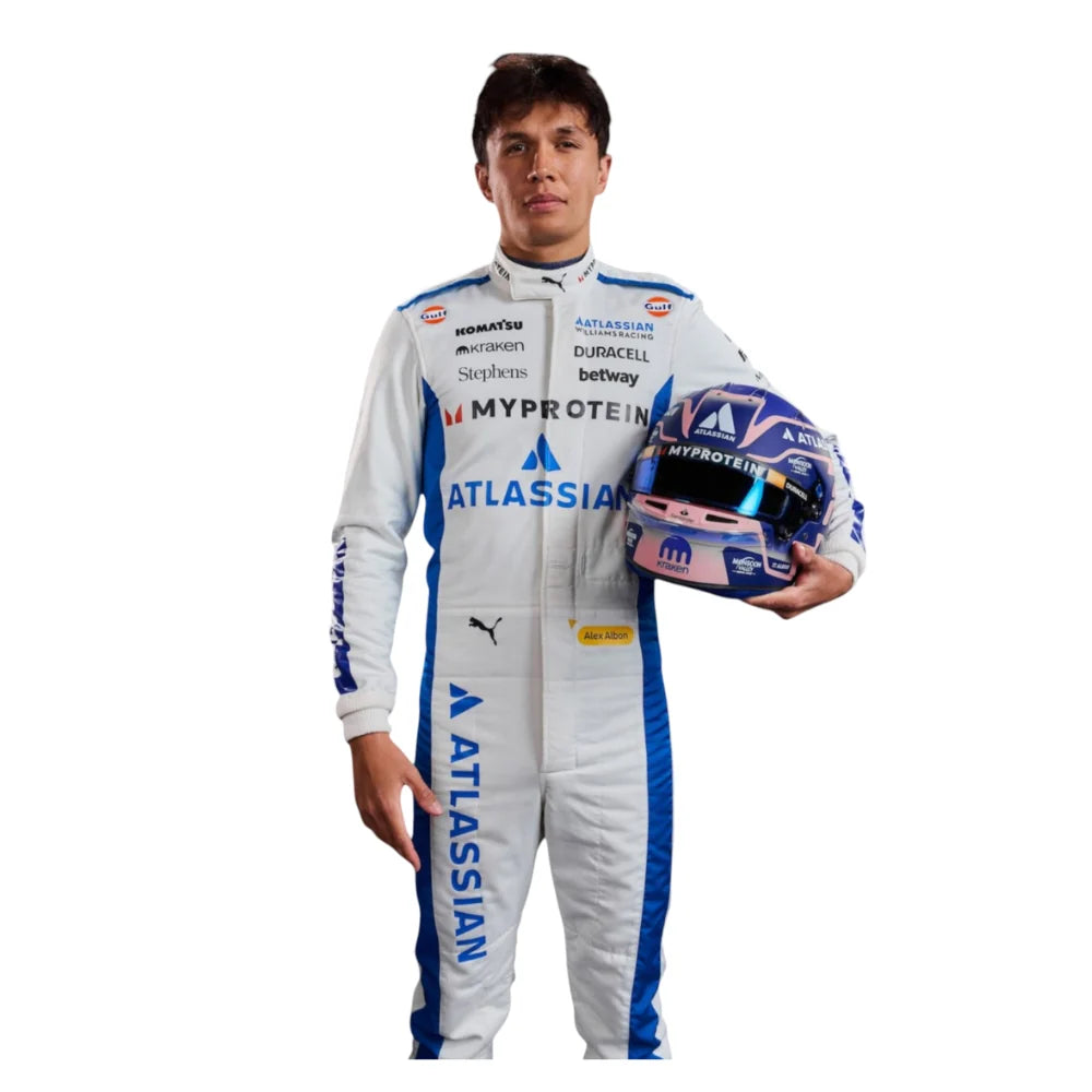 Alex Albon 2025 Williams Racing F1 Race - F1 Driver Racing Suit