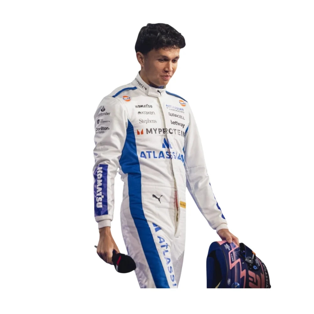 Alex Albon 2025 Williams Racing F1 Race - F1 Driver Racing Suit