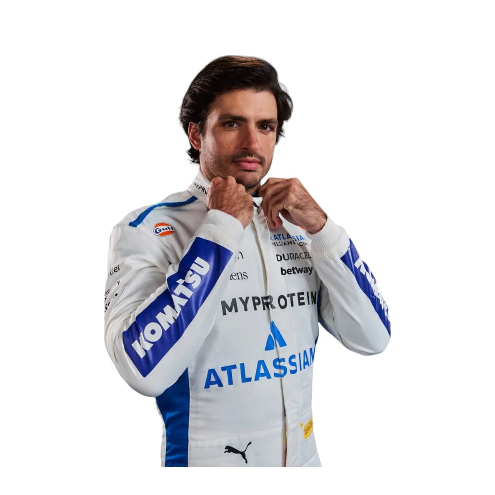 Williams Racing Atlassian F1 Race Suit - Carlos Sainz Replica