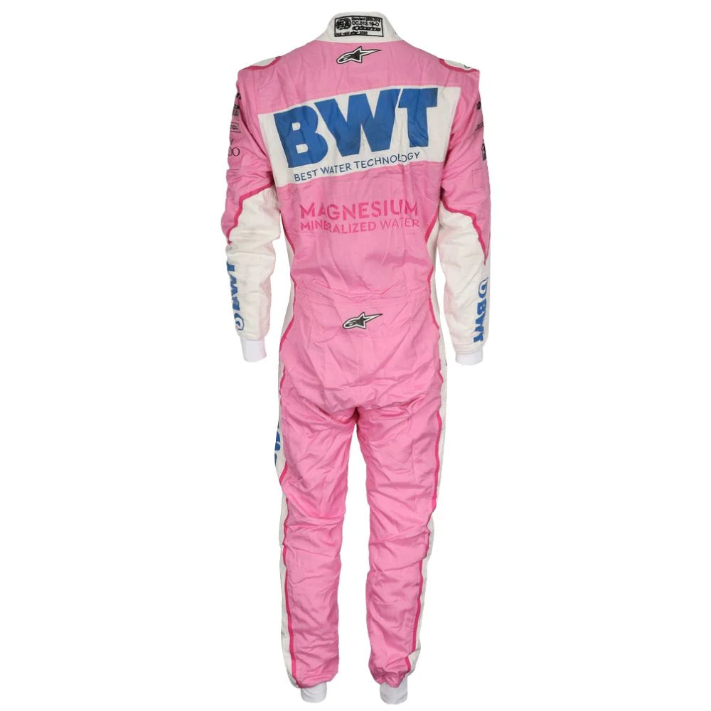 BWT Racing Point Formula 1 Pink Racing Suit – Sergio Pérez Replica Fireproof Race Suit
