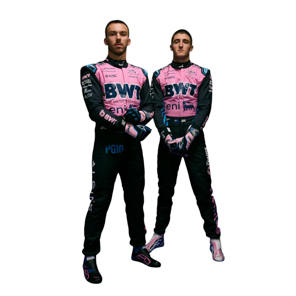 BWT Alpine F1 Team Pink Racing Suit - Premium F1 Driver