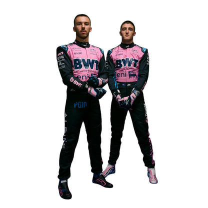 BWT Alpine F1 Team Pink Racing Suit | Premium Formula 1 Driver Racewear Replica