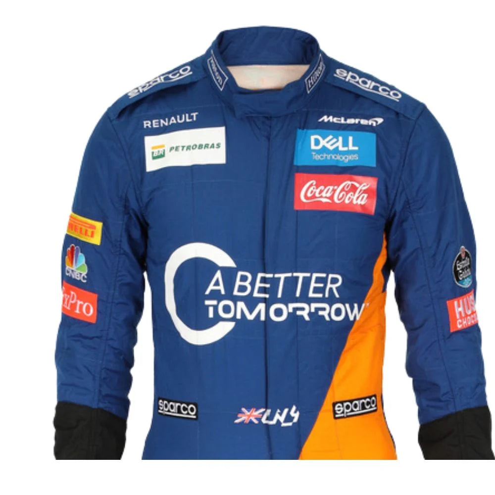 Lando Norris McLaren F1 Team Racing Suit - Premium Motorsport