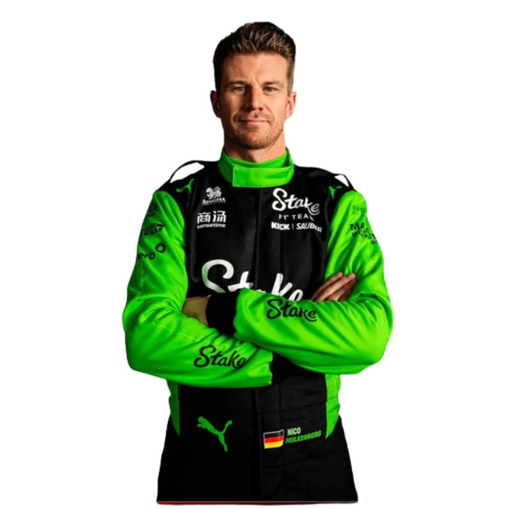 Nico Hülkenberg Stake F1 Team Kick Sauber - Black & Neon Green F1