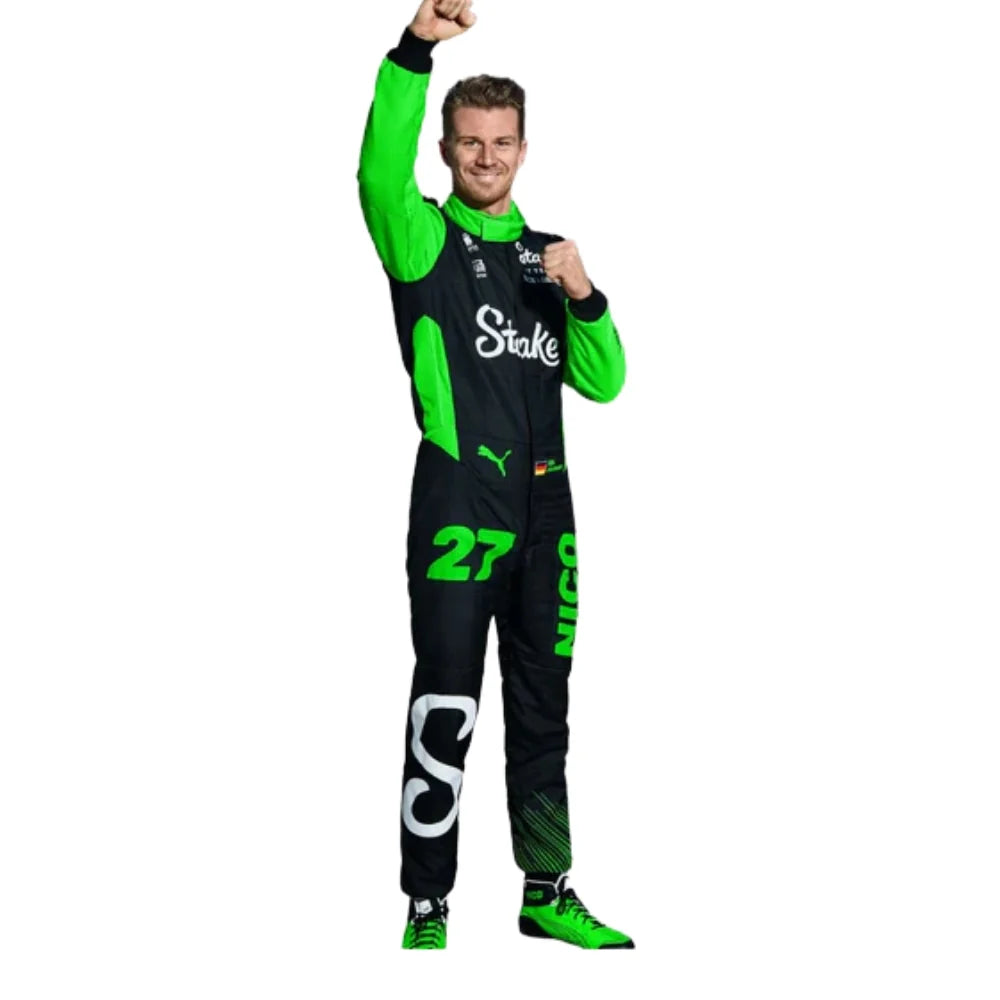 Nico Hülkenberg Stake F1 Team Kick Sauber - Black & Neon Green F1
