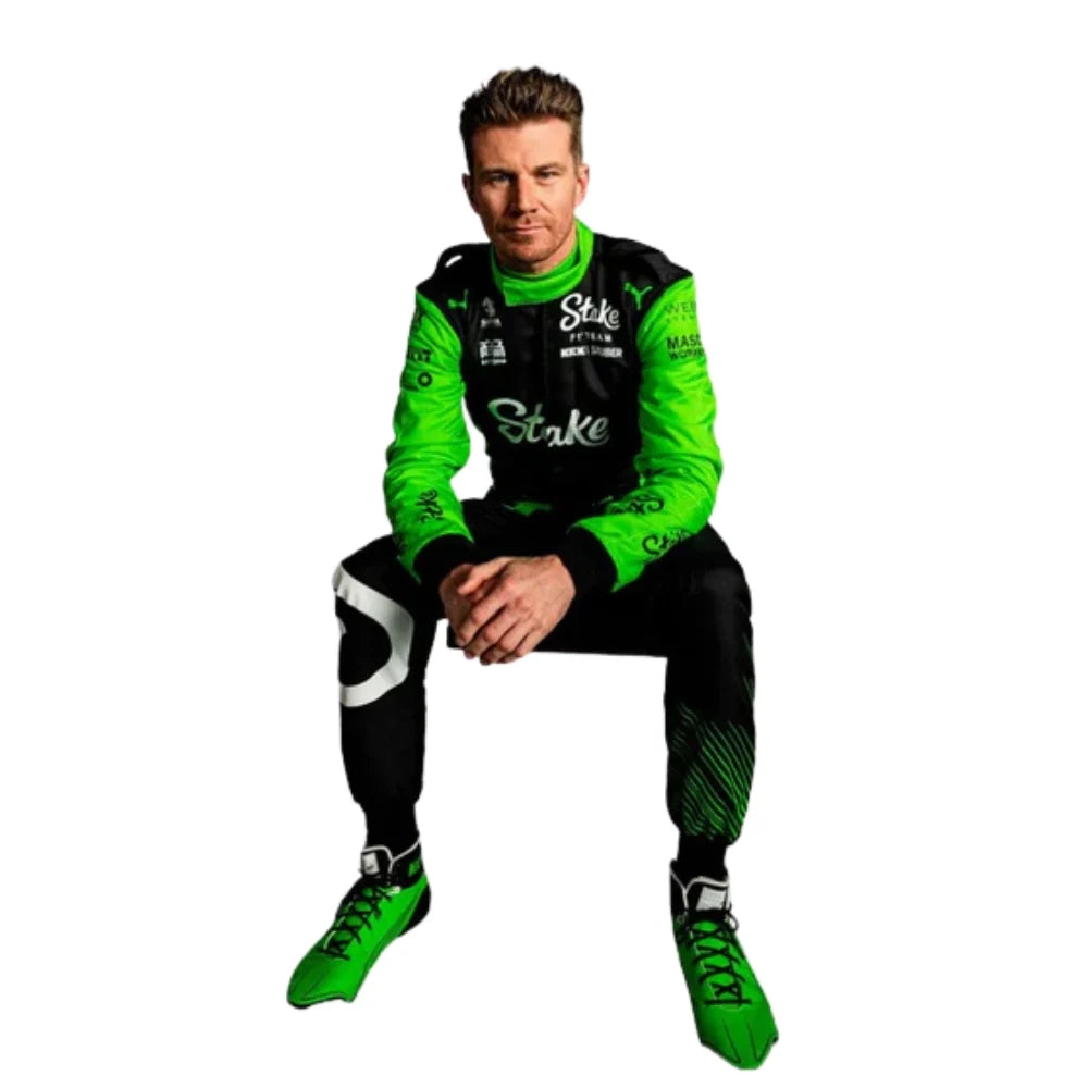 Nico Hülkenberg Stake F1 Team Kick Sauber - Black & Neon Green F1