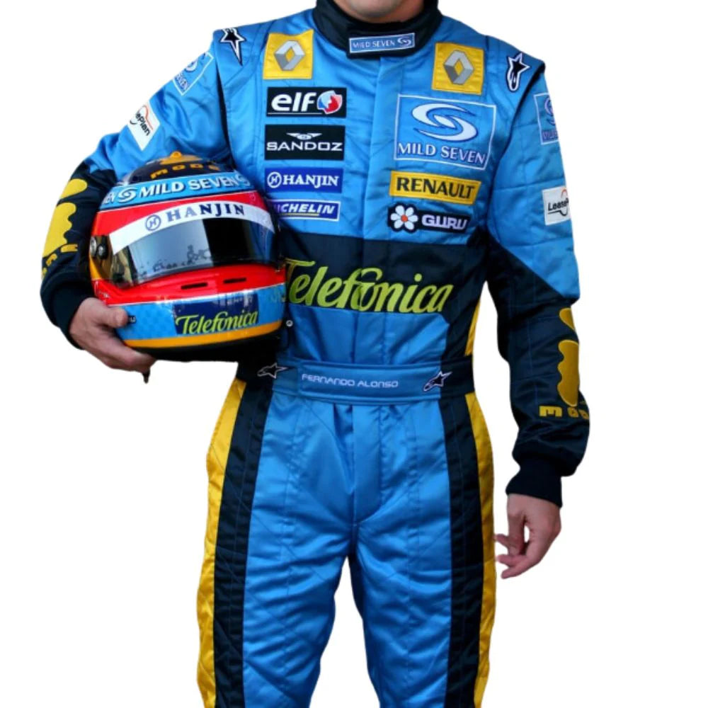 Fernando Alonso 2005 Renault F1 Race - Mild Seven Blue Racing