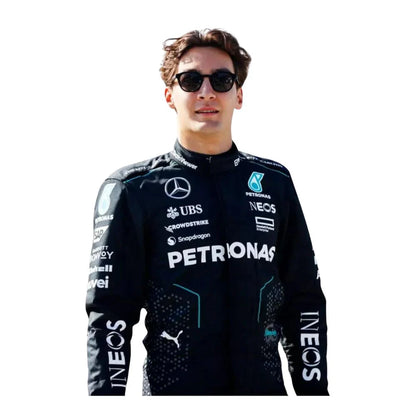 Mercedes-AMG Petronas F1 Team Racing Suit Replica – Black Formula 1 Driver Overall