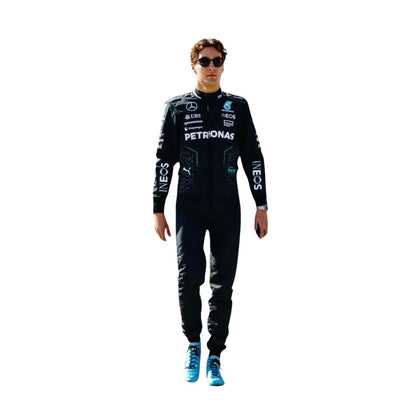 Mercedes-AMG Petronas F1 Team Racing Suit Replica – Black Formula 1 Driver Overall