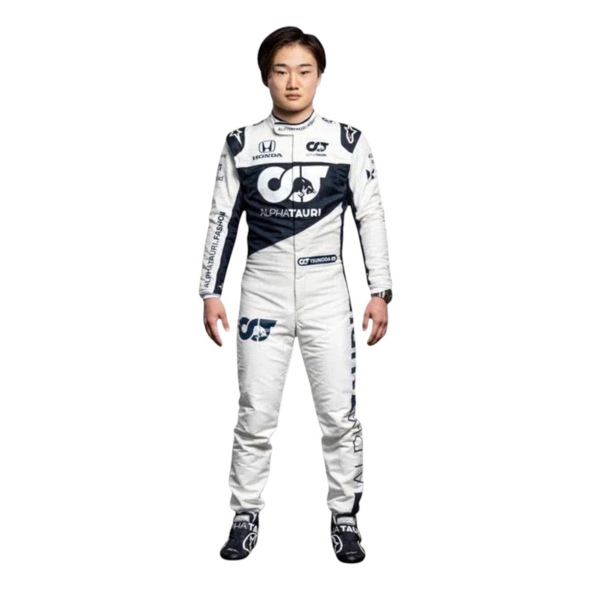 Yuki Tsunoda 2021 AlphaTauri F1 Race Suit - Barirah Racewear image 1