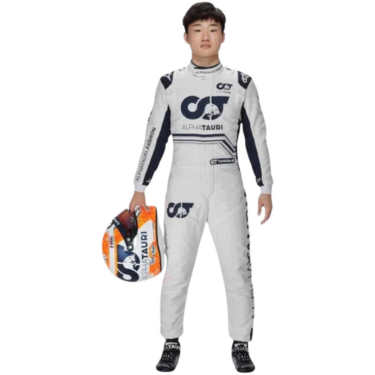 Yuki Tsunoda 2022 AlphaTauri F1 Race Suit - Barirah Racewear image 1