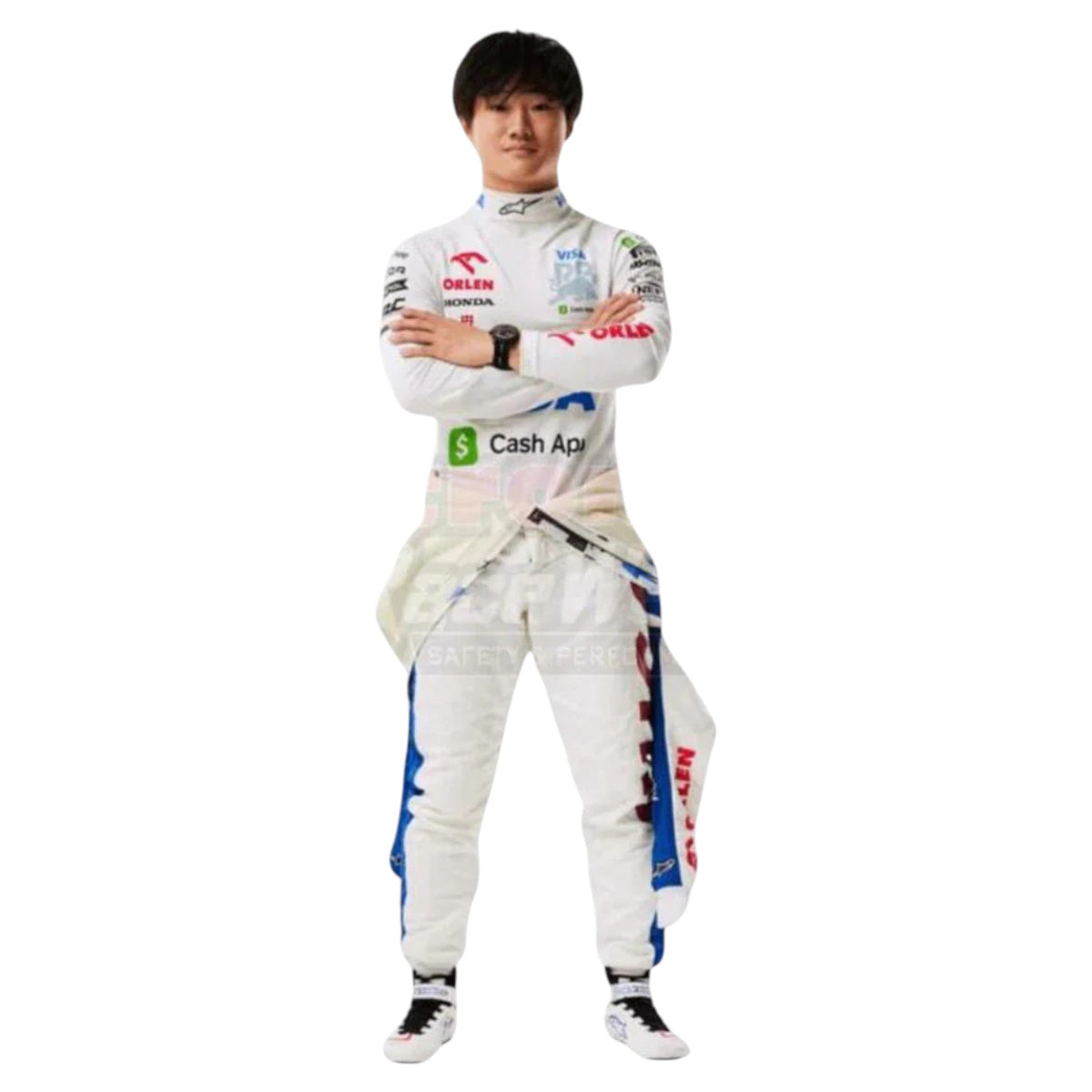 Yuki Tsunoda 2024 AlphaTauri F1 Race Suit - Barirah Racewear image 4