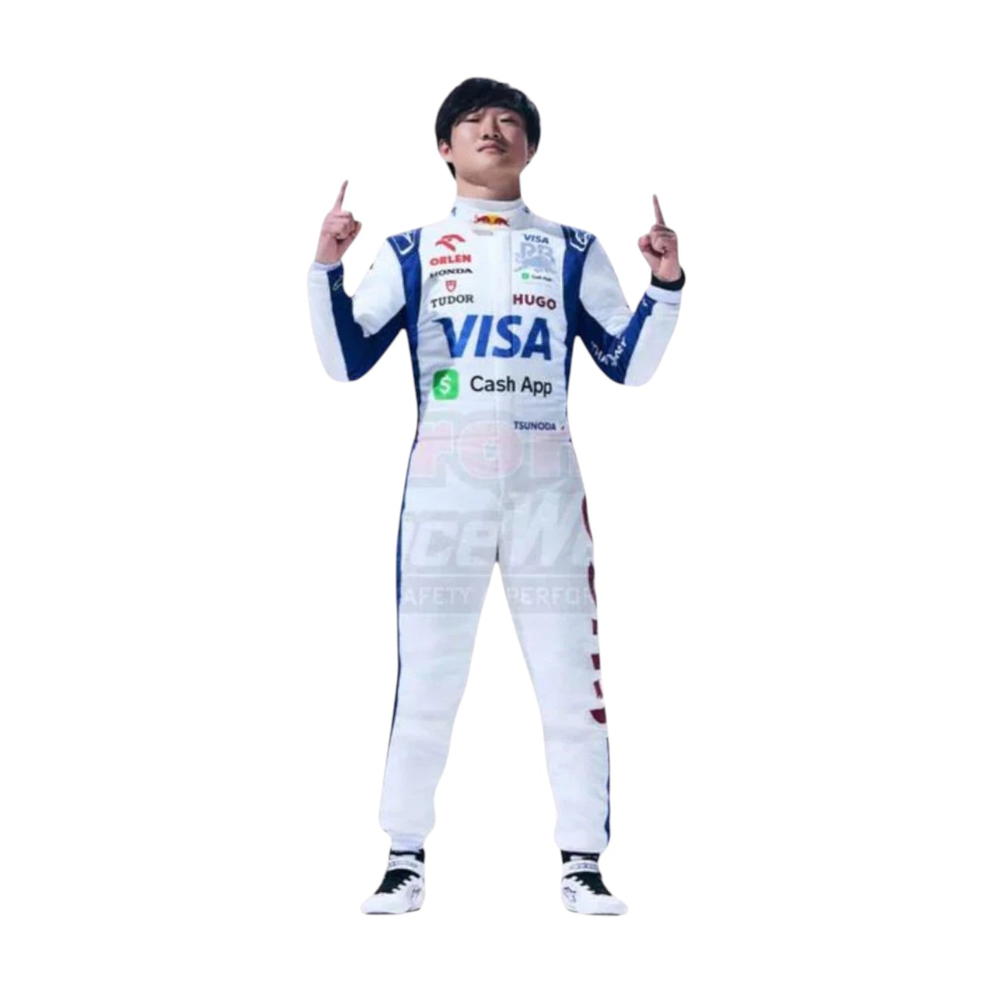 Yuki Tsunoda 2024 AlphaTauri F1 Race Suit - Barirah Racewear image 2