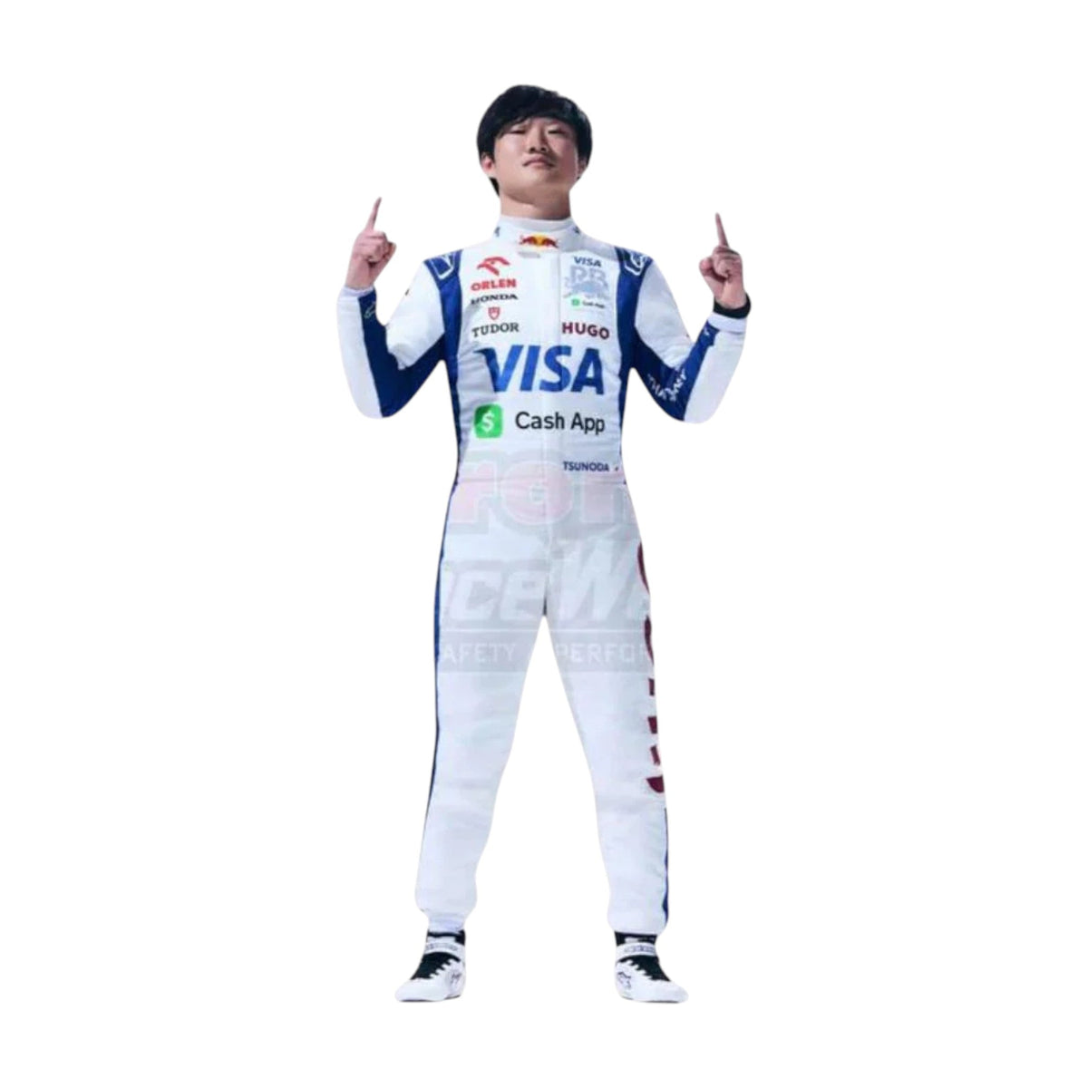 Yuki Tsunoda 2024 AlphaTauri F1 Race Suit - Barirah Racewear image 2