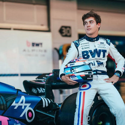 BWT Alpine F1 Style Racing Suit | White Premium Motorsport Driver Overall