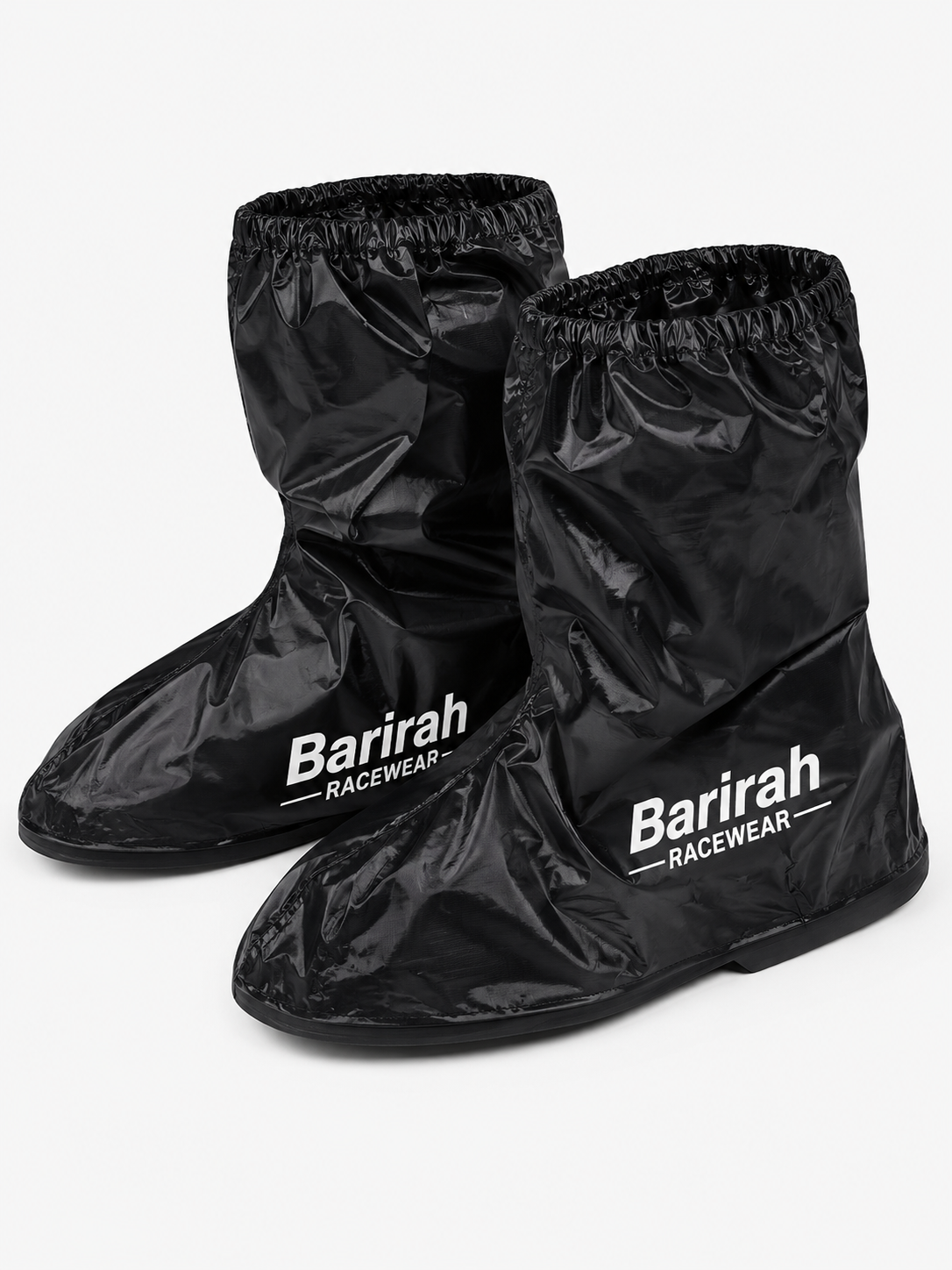 Barirah Racewear Waterproof Rain Shoe Covers – Professional Karting & Motorsport Boot Covers | Lightweight All-Weather Racing Overshoes | Black