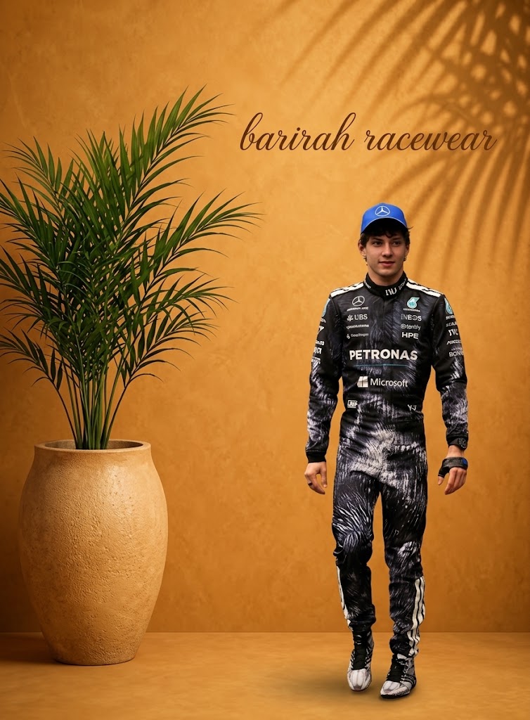 Mercedes F1 Racing Suit with Matching Shoes | Barirah Racewear