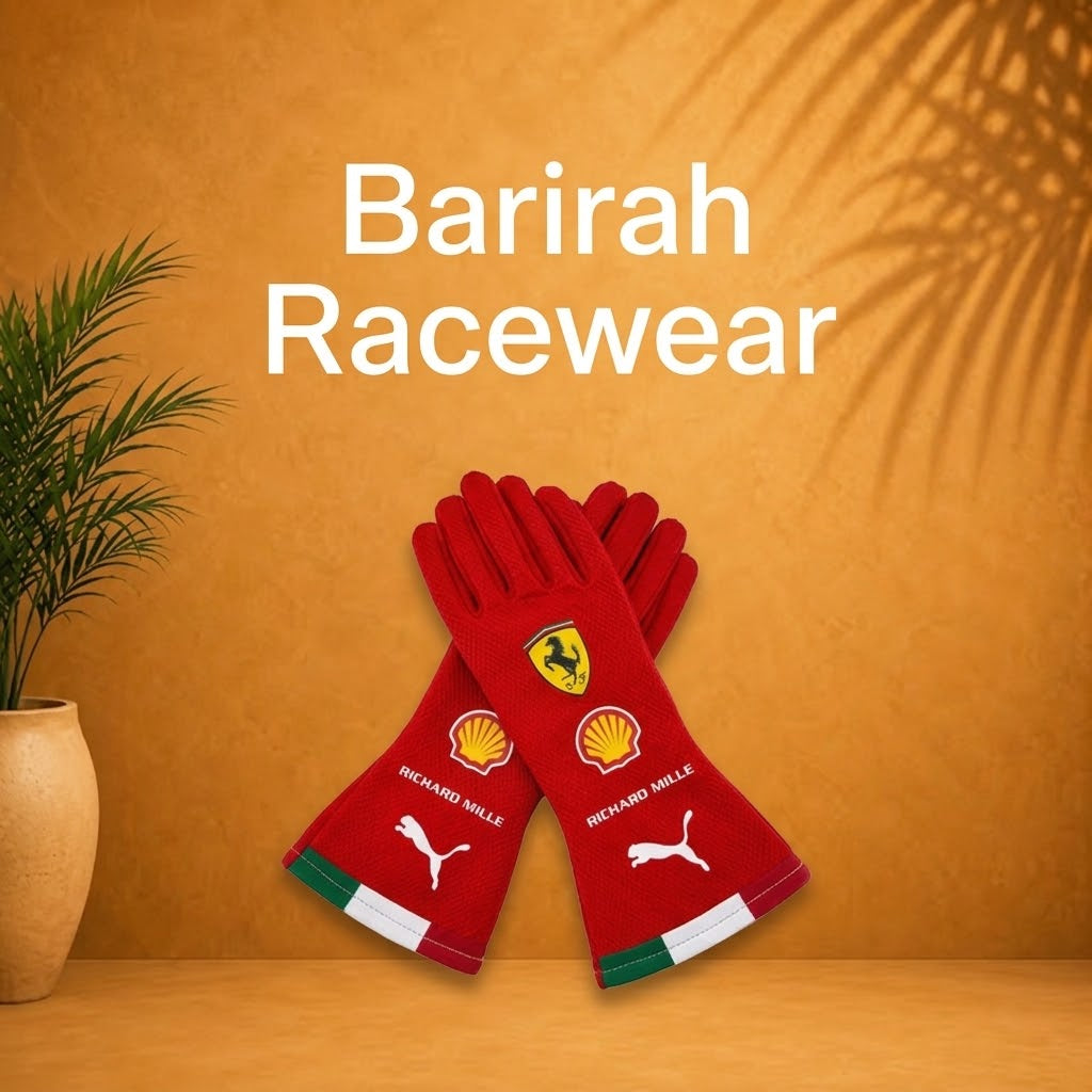 2026 Ferrari F1–Inspired Racing Gloves | Barirah Racewear