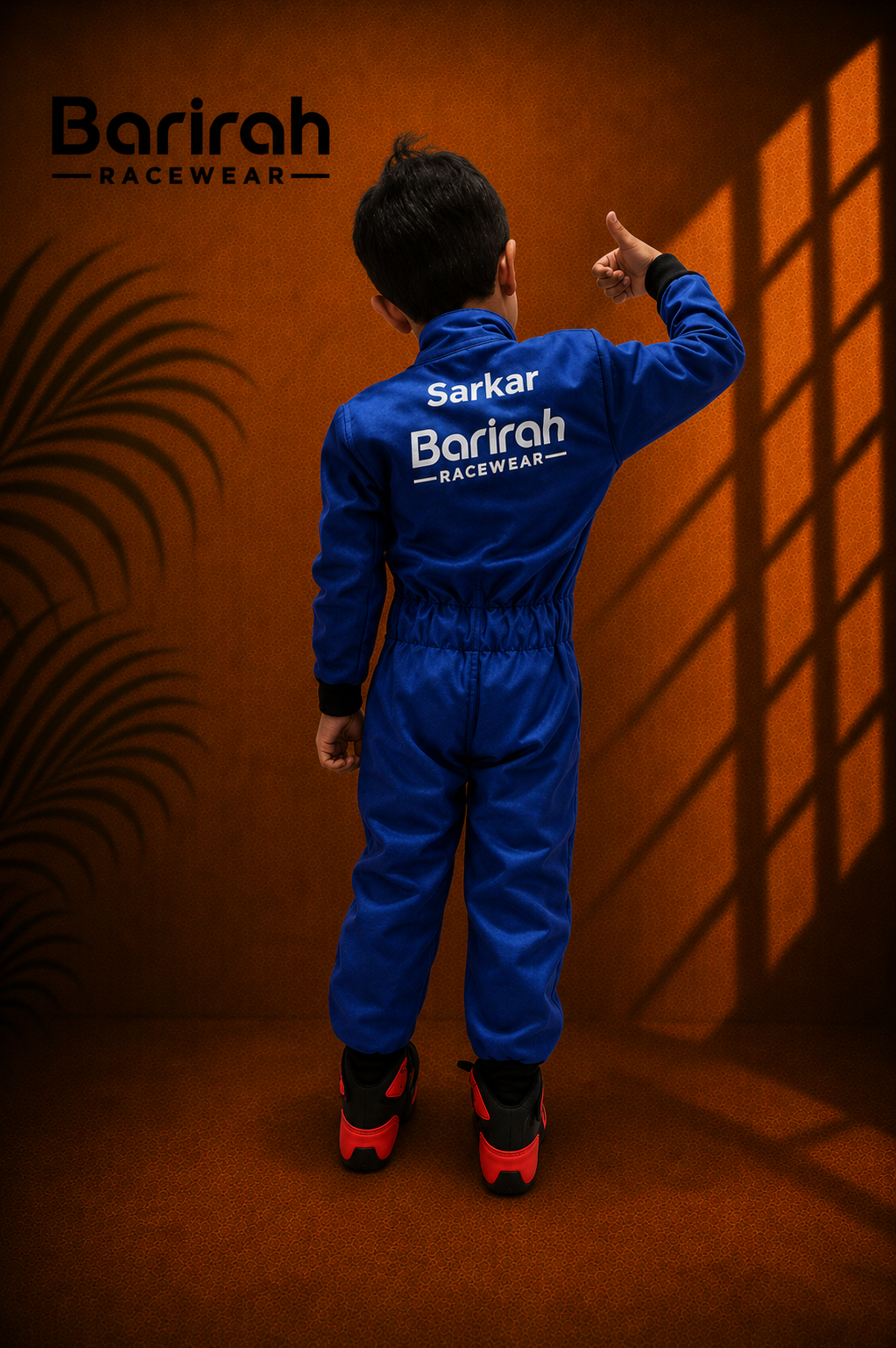 Zain KhOkhAr Go Kart Race Kids Suit-Barirah Racewear