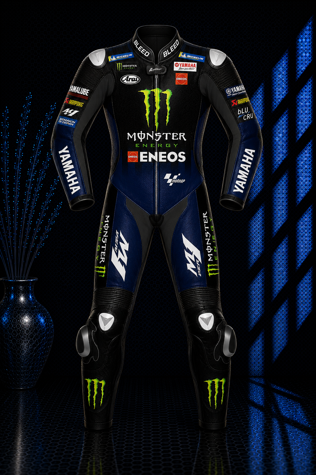 2021 Maverick Vinales MotoGP Leather Racing Suit