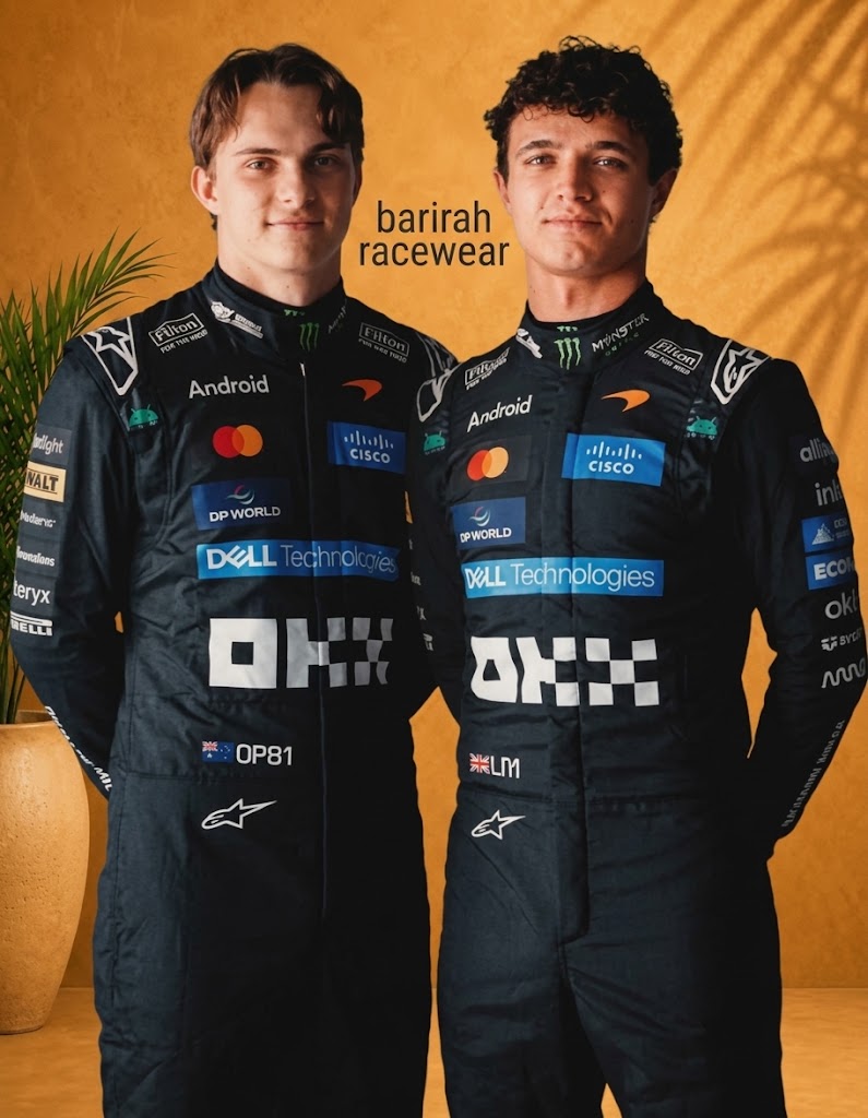 McLaren OKX F1–Inspired Racing Suit | Barirah Racewear