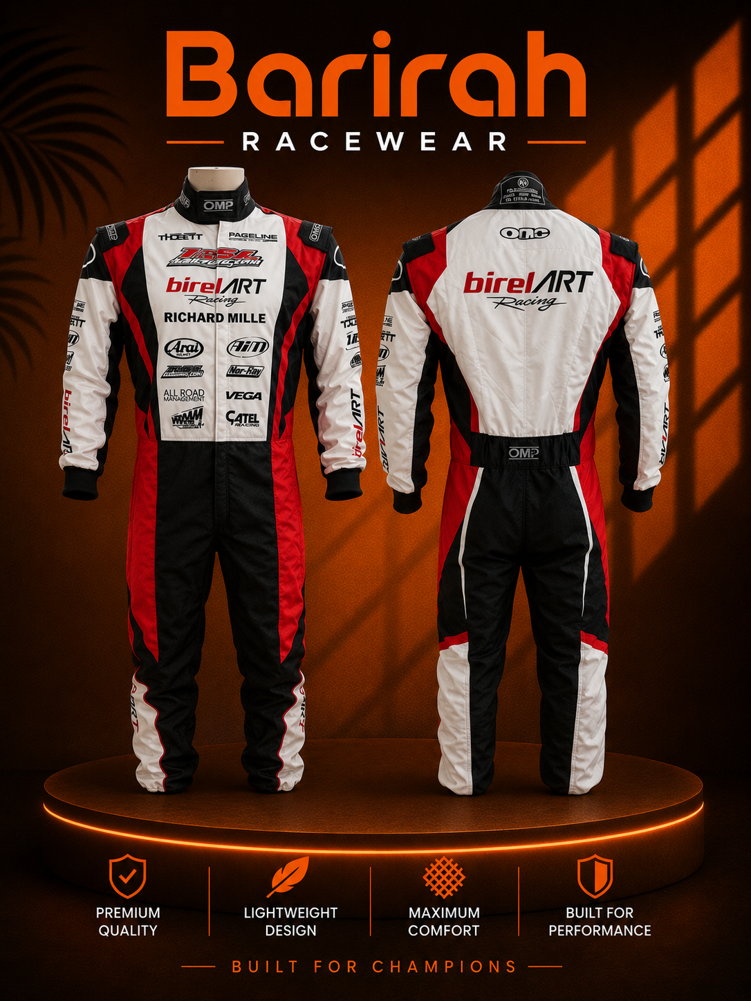 PSL Birel ART Go Kart Race Suit, Shoes & Gloves