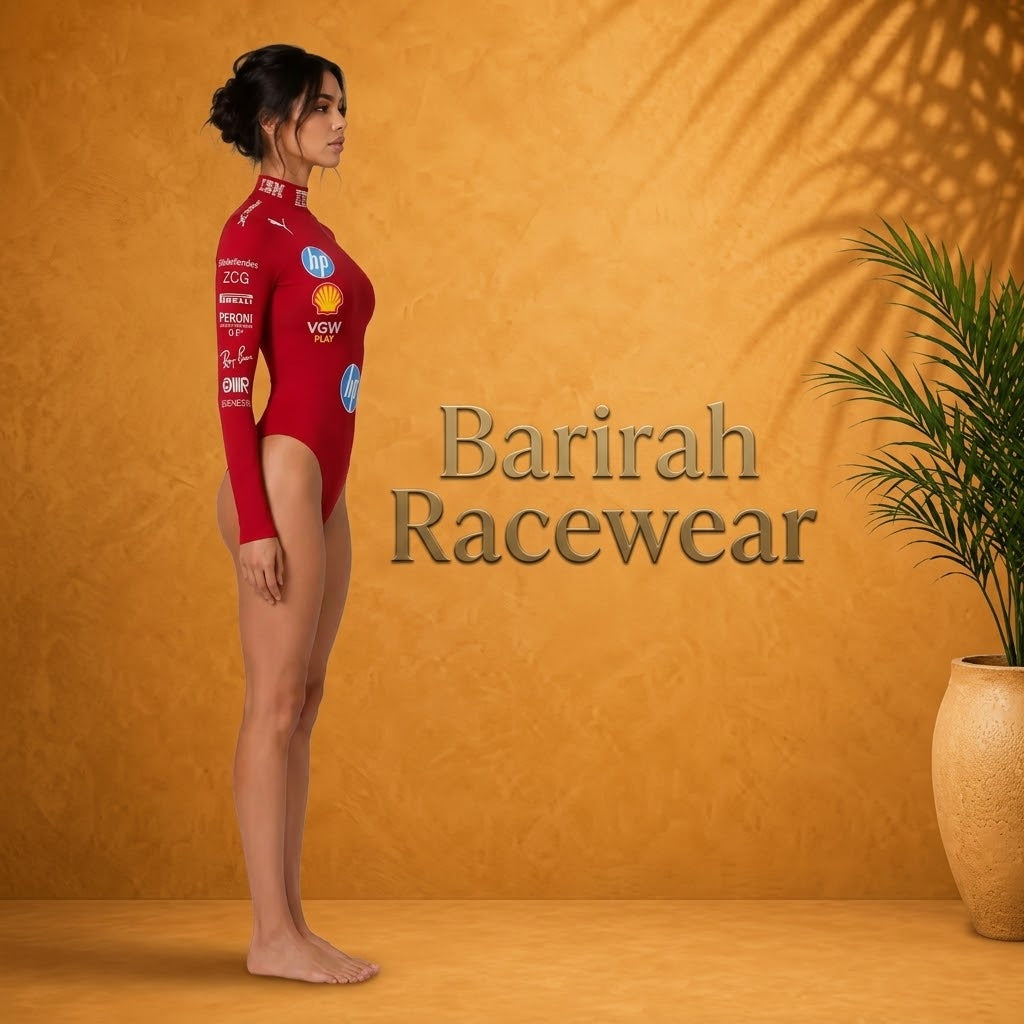 Women’s Formula Racing Bodysuit | Motorsport-Inspired Long Sleeve Racing Outfit | Barirah Racewear