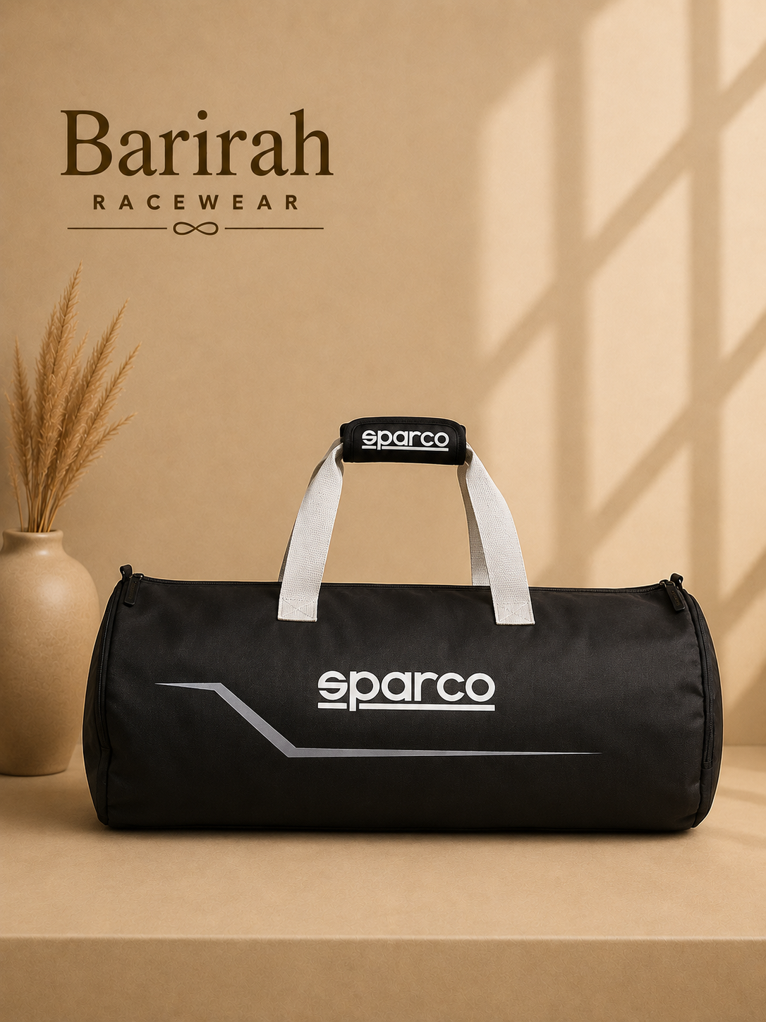 Sparco Duffle Bag Heavy Duty Racing Gear Bag for Motorsports Karting