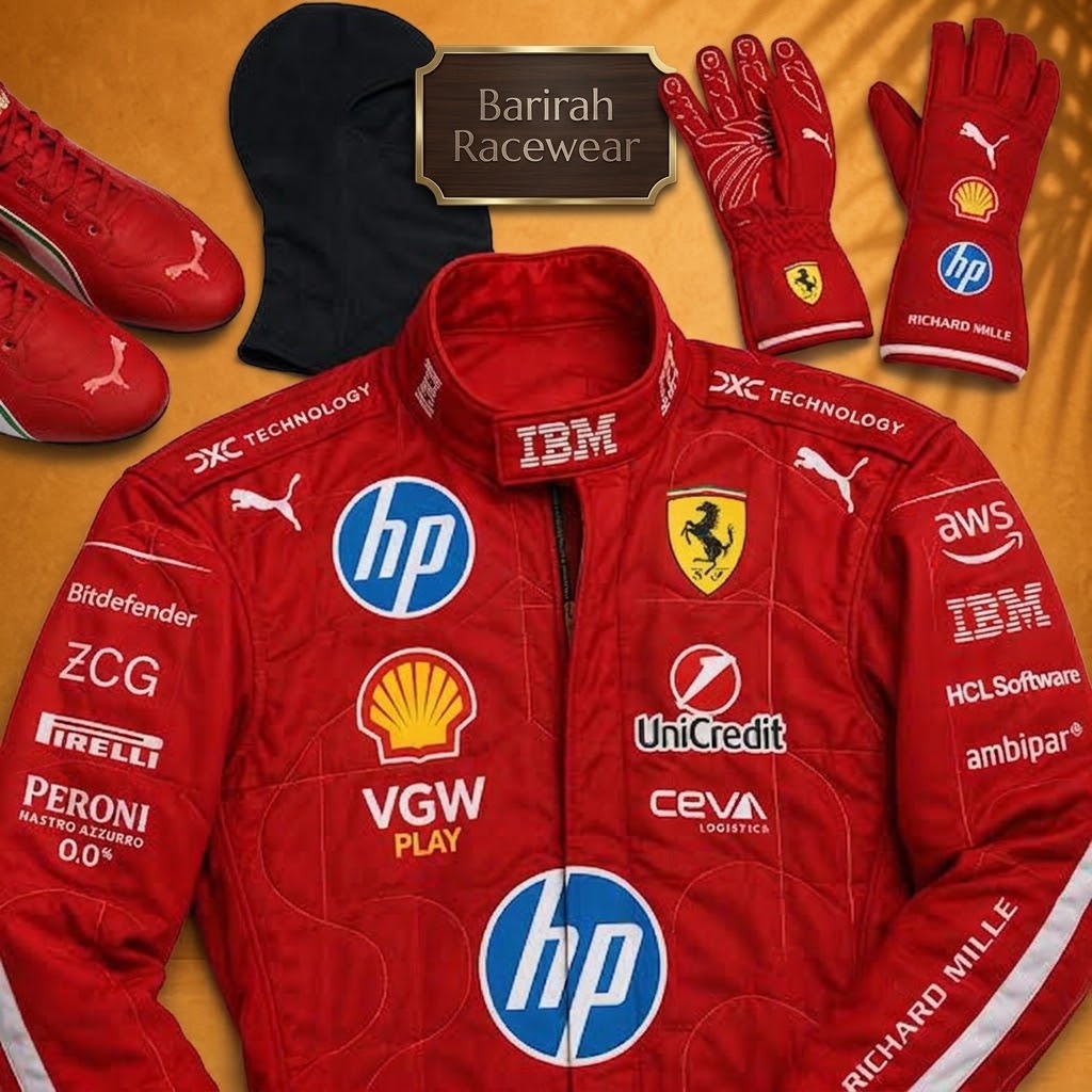 2026 Ferrari F1–Inspired Suit, Shoes & Gloves | Barirah Racewear