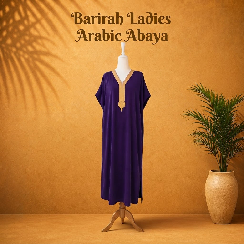 Elegant Moroccan Summer Gandoura Caftan
