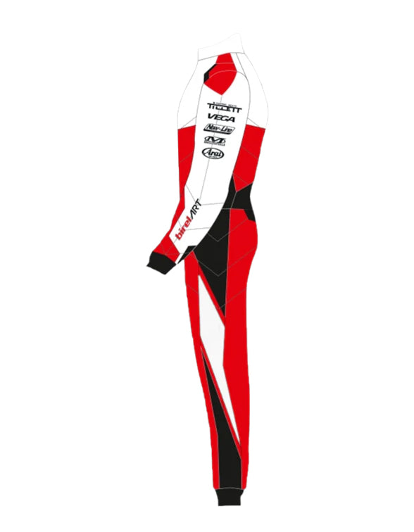 Birel ART Racing Suit 2022 - Red, White & Black