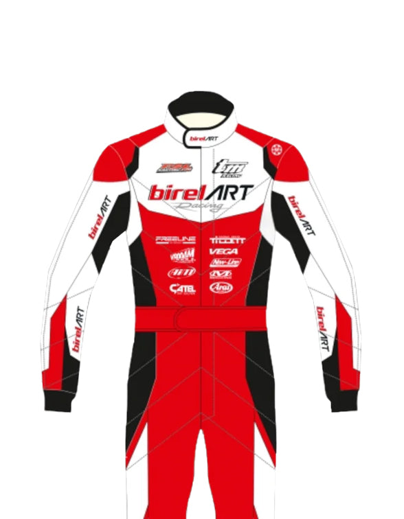 Birel ART Racing Suit 2022 - Red, White & Black
