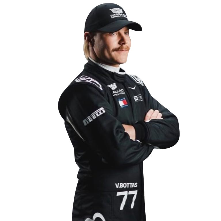 Valtteri Bottas #77 Cadillac Formula Team Black - Premium Replica