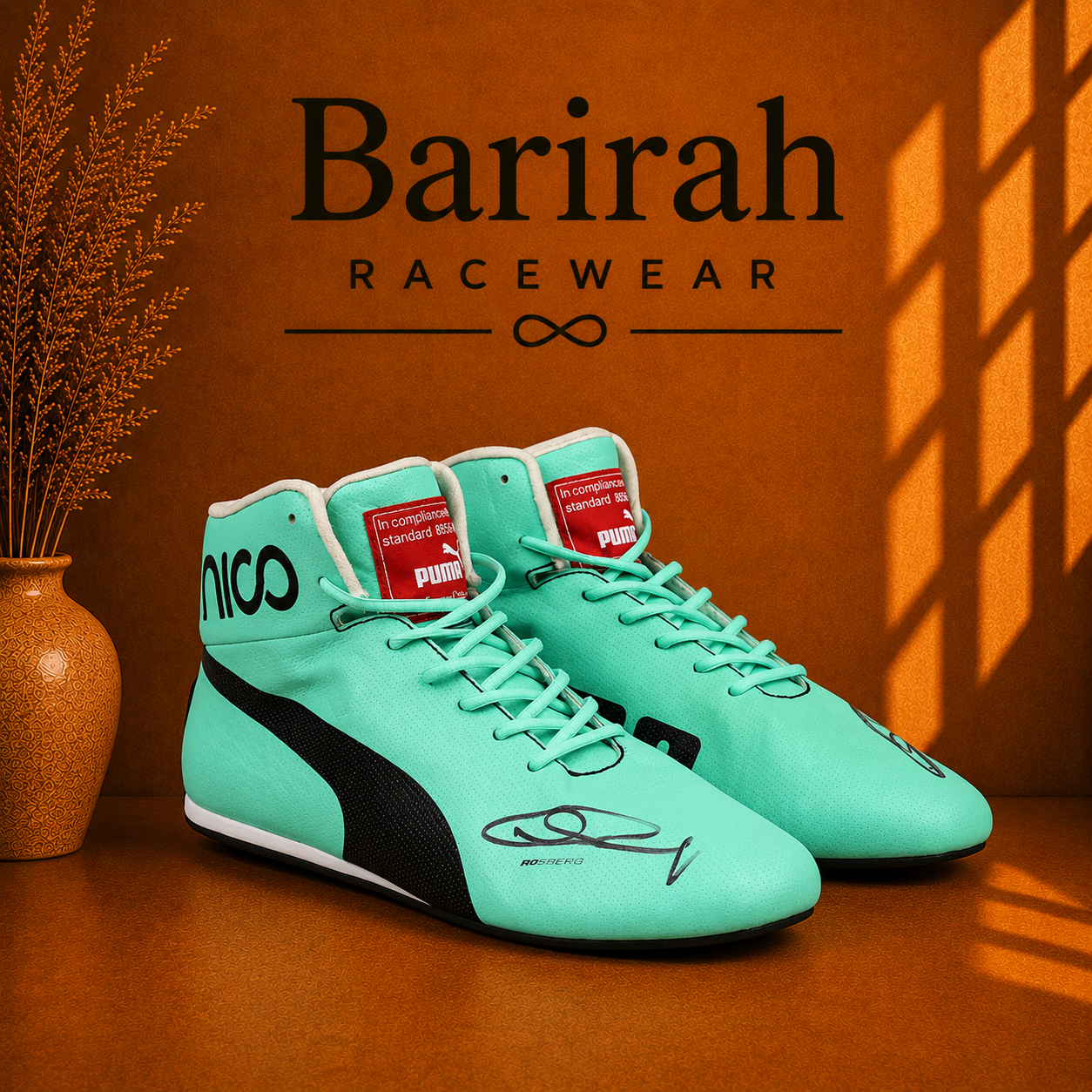 F1 Racing Shoes | Formula 1 Motorsport Footwear | Barirah Racewear