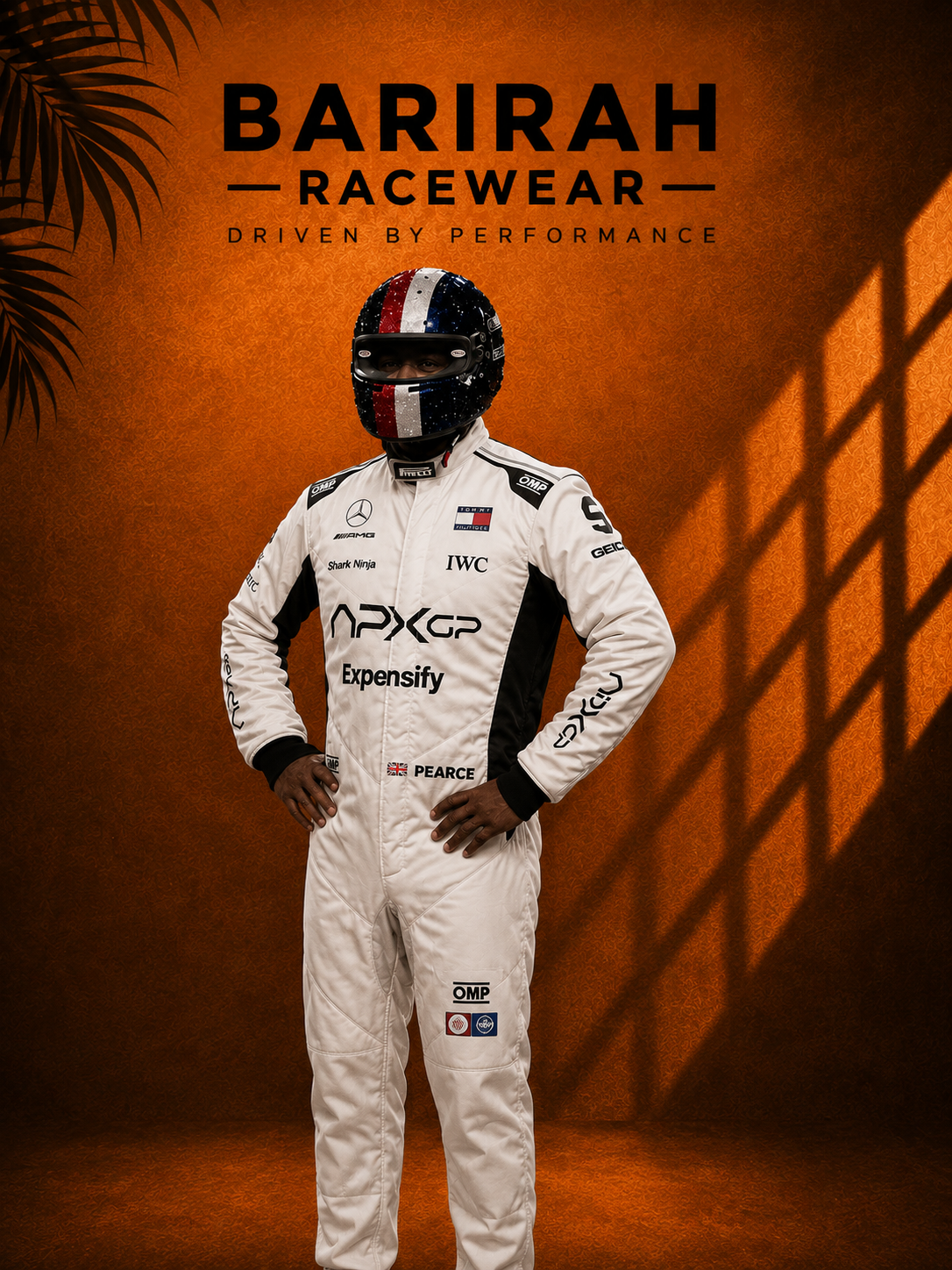 Damson Idris APX GP F1 Movie Race Suit Kit