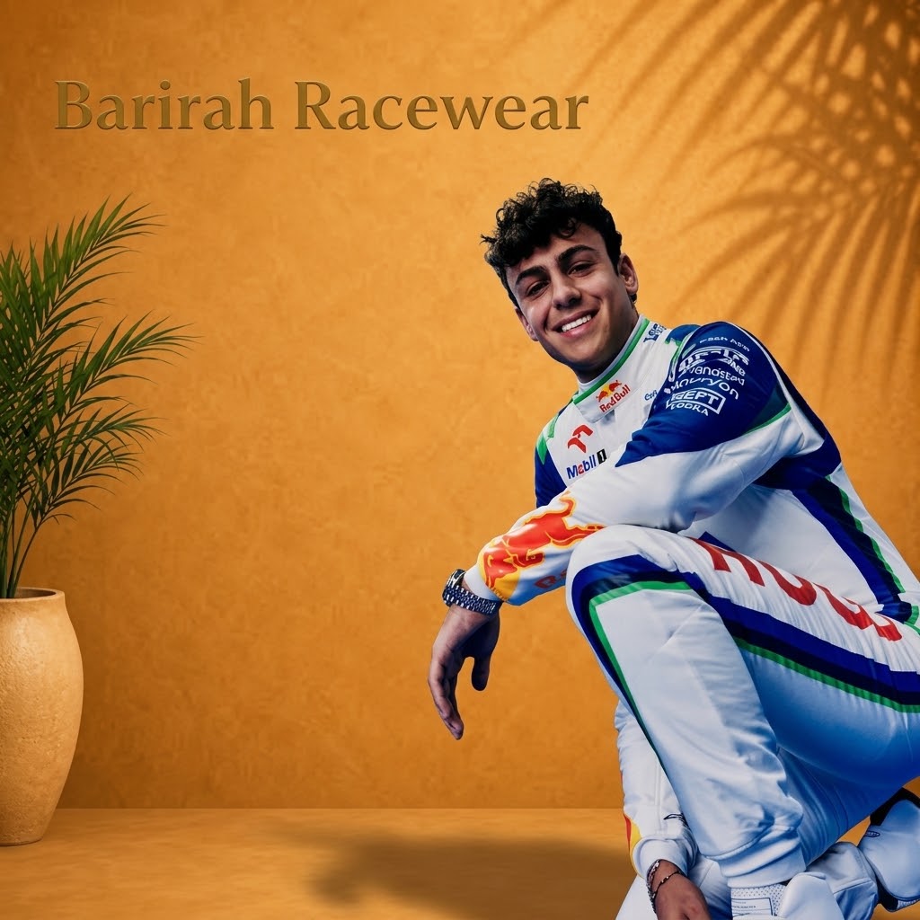 Handmade 2026 F1-style go-kart racing suit